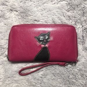 Rosetti cat clutch with jewel